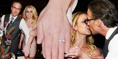 Britney Spears strahlt mit ihrem Verlobunsgring