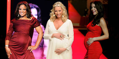 Erste Fashion Show für Schwangere