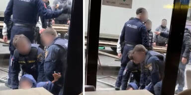 Erneut hindern Schaulustige Wiener Polizei an Amthandlung