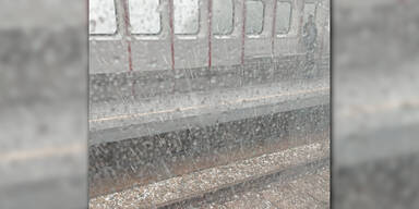 Hagel in Wien