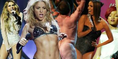 MTV EMAs 2010: Schöne Beine & nackte Tatsachen - Miley Cyrus, Shakira, Eva Longoria Katy Perry