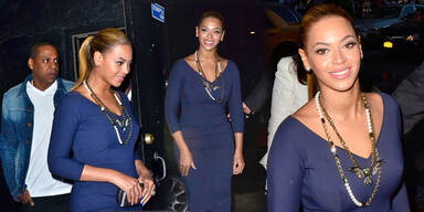 Beyoncé zeigt Kurven in Beckham-Kleid