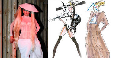 Lady Gagas neue Armani-Kostüme