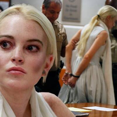 Lindsay Lohan in Handschellen abgeführt