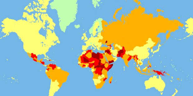Das sind die gefährlichsten Länder der Welt
