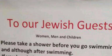 Hotel schickt Juden unter die Dusche