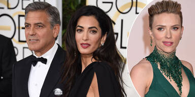 George Clooney, Amal Clooney, Scarlett Johansson