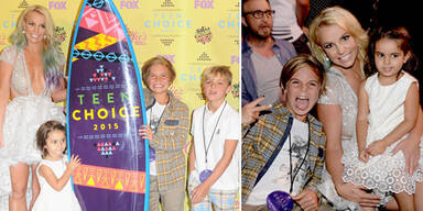 Britney Spears mit Kindern & Nichte bei Teen Choice Awards