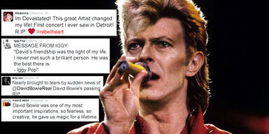 David Bowie: Stars trauen
