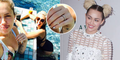 Miley Cyrus mit Ring