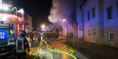 Explosion im Stadtzentrum von Hollabrunn