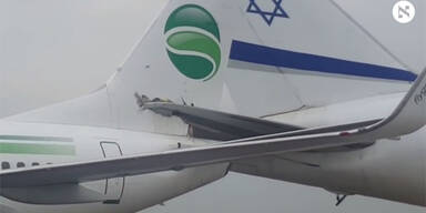Zwei Flugzeuge kollidieren in Tel Aviv
