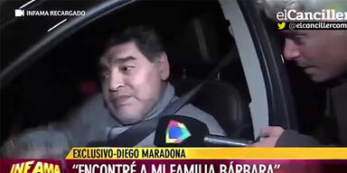 Maradona gibt "Suff"-Interview im Auto