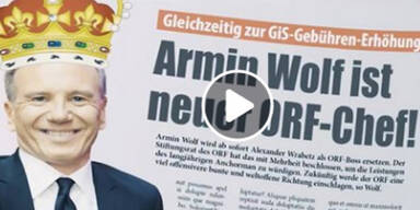 FPÖ warnt in Video vor 'ORF-Chef Armin Wolf'