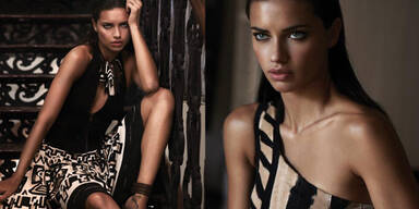 Adriana Lima modelt für Donna Karan