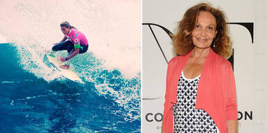 Diane von Fürstenberg designt Beachwear für Roxy