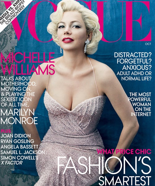Michelle Williams als Marilyn Monroe-Double