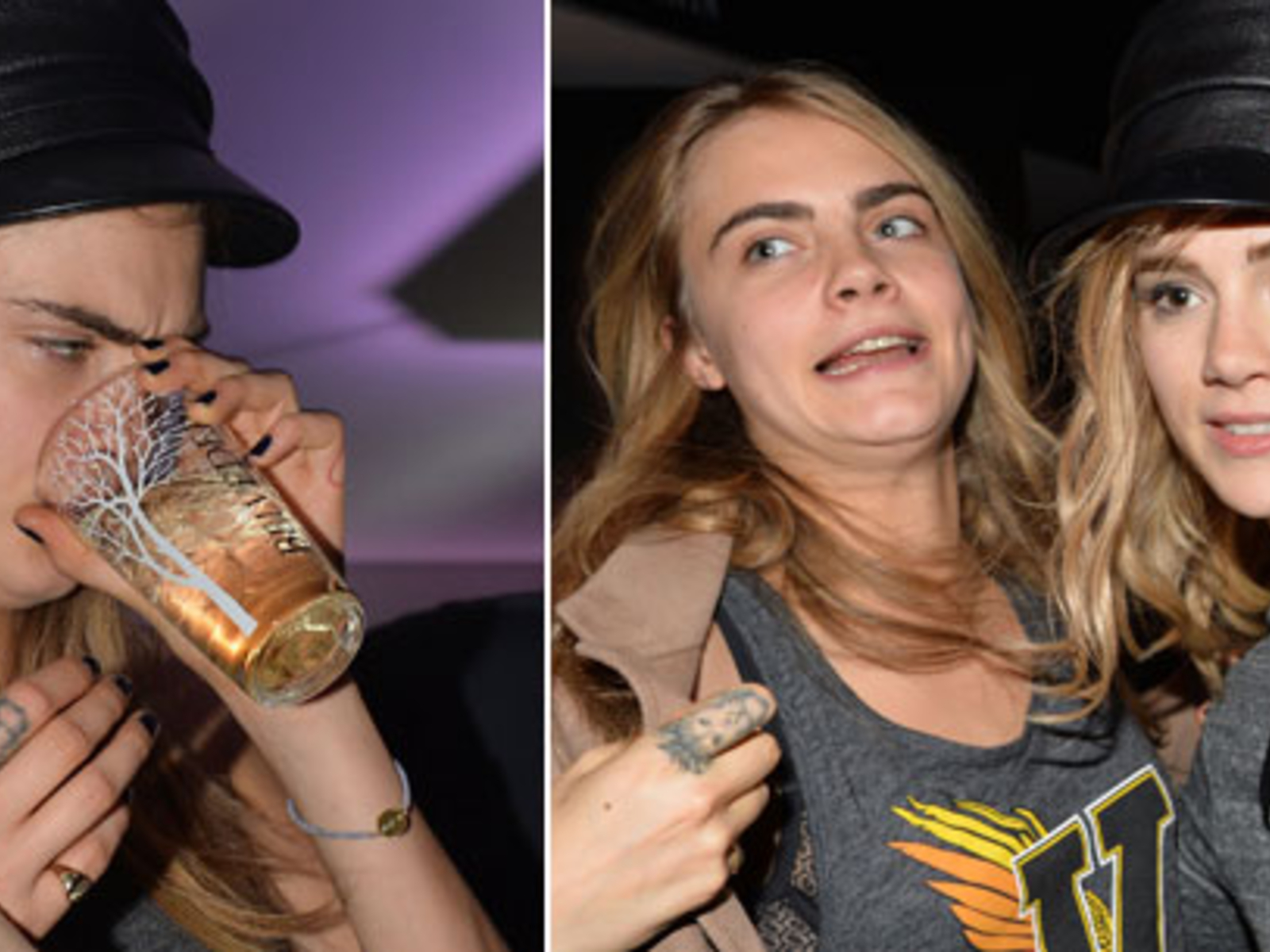 Cara Delevingne und Rihanna beim Basketballspiel