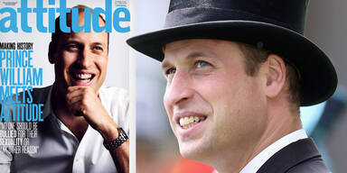 Prinz William auf dem Cover von Schwulenmagazin Attitude