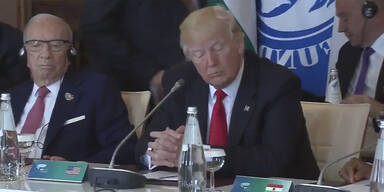 Trump G-7-Gipfel Italien Kopfhörer