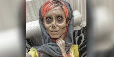 ''Zombie-Angelina-Jolie'' muss für 10 Jahre im Iran ins Gefängnis | Wegen ihrer Bilder!