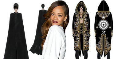 Rihanna in Givenchy Haute Couture auf Tour
