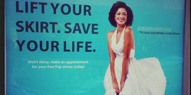 Werbung gegen Gebärmutterhalskrebs regt auf
