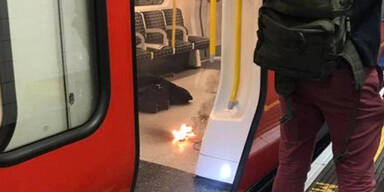 Brennender Akku: Panik in Londoner U-Bahn