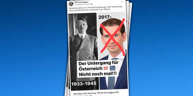 Wirbel um Posting von FPÖ-Gemeinderat: Kurz mit Hitler verglichen