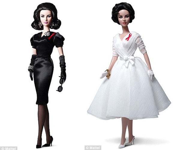 Die Liz Taylor-Barbie ist da