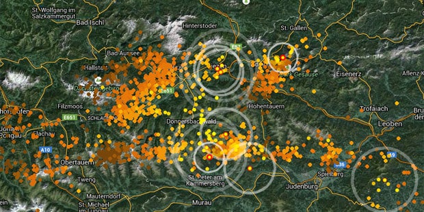 Hitze und Gewitter - Bäder wurden gestürmt