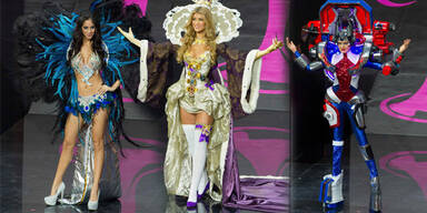 Kostüm-Parade bei der Miss Universe