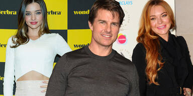 Tom Cruise, Lindsay Lohan, Miranda Kerr