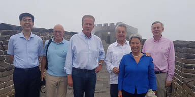 Mitterlehner: China-Trip mit Heinz Fischer