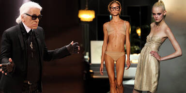 Karl Lagerfeld über magersüchtige Models
