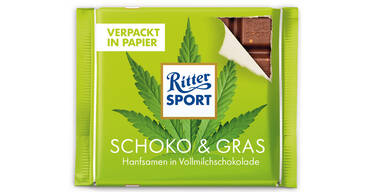 Schoko & Gras: Ritter Sport schickt Naschkatzen auf ''legalen Schoko-Trip''