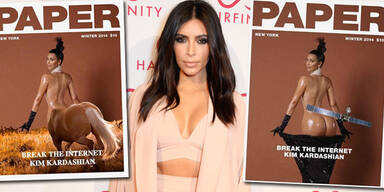 Kim Kardashian: So lacht das Internet über ihr Po-Cover