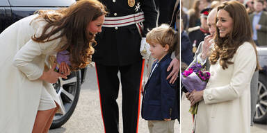 Herzogin Kate besucht das "Downton Abbey"-Set