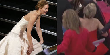 Jennifer Lawrence ist die Sturz-Queen