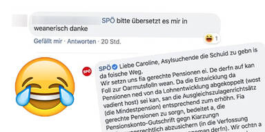 SPÖ sorgt mit Posting auf Wienerisch für Lacher