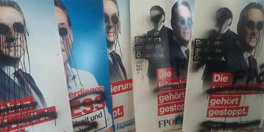 FPÖ Plakate Kopfgeld