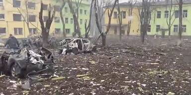 Bomben-Angriff auf Kinderklink in Mariupol