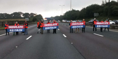 Klimaaktivisten blockierten erneut Londoner Ringautobahn