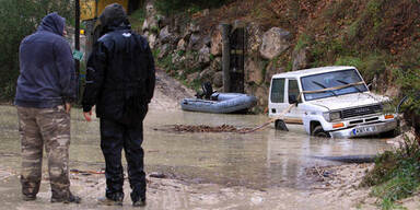 Heftige Unwetter in Frankreich