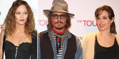 Johnny Depp, Angelina Jolie, Vanessa Paradis