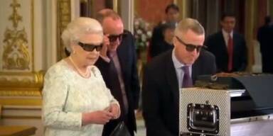Auf dem Laufenden! Queen hielt Rede in 3D