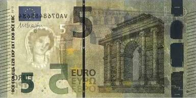 Das neue Gesicht der 5 Euro-Banknote