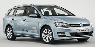 Start für den VW Golf Variant BlueMotion