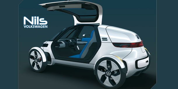 VW präsentiert den E-Einsitzer