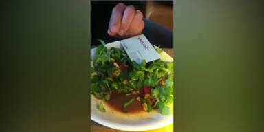 Vapiano-Gast findet Raupe im Salat